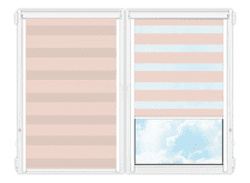 Рулонные кассетные шторы День Ночь Делия-105 цена. Купить в «Мастерская Жалюзи»