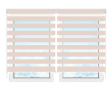 Рулонные шторы мини День Ночь Делия 105 цена. Купить в «Мастерская Жалюзи»