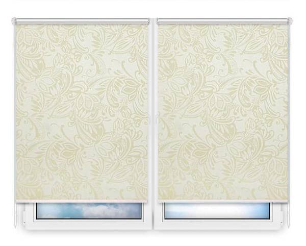 Рулонные шторы Мини Версаль-блэкаут-перл цена. Купить в «Мастерская Жалюзи»