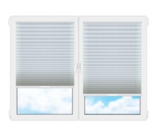 Плиссе (шторы, жалюзи) сутрио белый цена. Купить в «Мастерская Жалюзи»