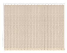 Тканевые вертикальные жалюзи Шёлк-светло-бежевый цена. Купить в «Мастерская Жалюзи»