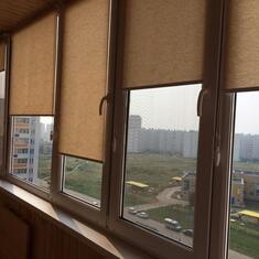 Рулонные шторы на балкон цена. Купить в «Мастерская Жалюзи»