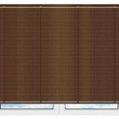 Алюминиевые горизонтальные жалюзи темно-коричневые №772-098