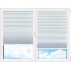 Плиссе (шторы, жалюзи) леванто белый