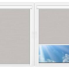 Рулонные шторы UNI Лусто-светло-серый